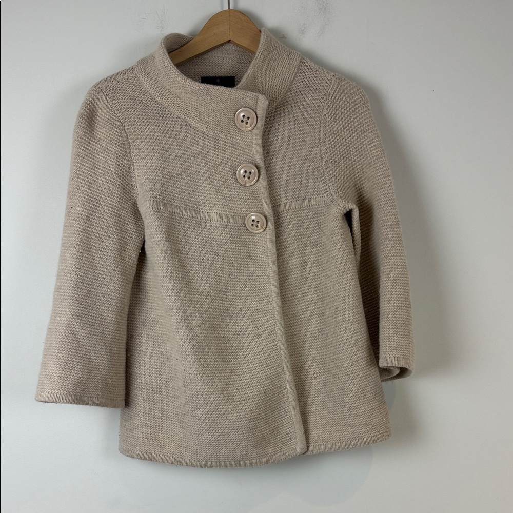 Fenn Wright Manson Beige Wool Blend Sweater Size Small